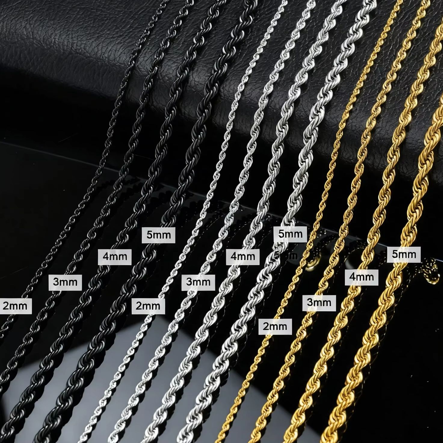 Cuban Link Chain 12Mm - Áo Dây Dài Bằng Thép Không