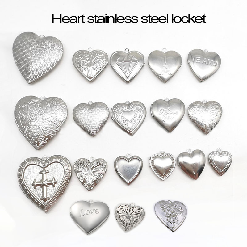 Heart Locket Necklace Photo - Trái Tim Tình Yêu Mề Đay
