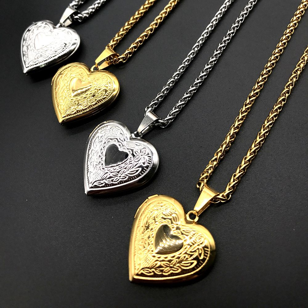 Heart Locket Necklace Photo - Thời Trang Ảnh Hình Mề Đay