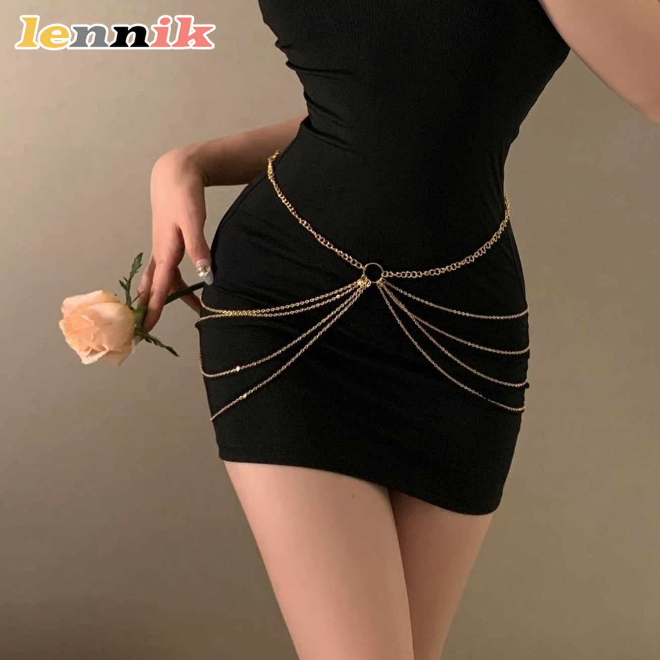LENNIK Tassel Metal Multi-Laye - đánh giá và giá Body Jewelry