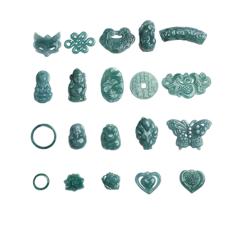 2PC Natural Blue Water Jadeite - đánh giá và giá Earrings