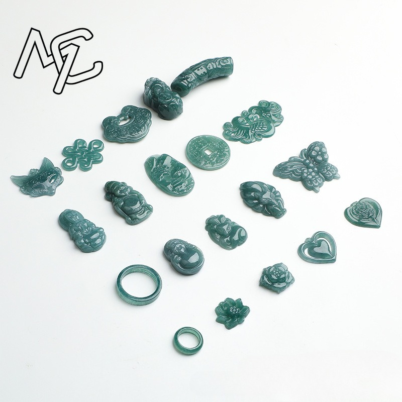 2PC Natural Blue Water Jadeite - đánh giá và giá Earrings