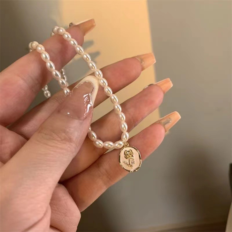 Pháp Cổ Điển Giả Ngọc Trai Bar - đánh giá và giá Pearl Choker Necklace Vintage