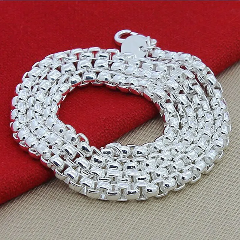 45-60cm 925 Sterling Silver Ne - đánh giá và giá 925 Sterling Silver Chain Necklace Men