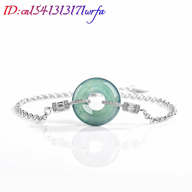 Blue Myanmar Jadeite Ring Brac - đánh giá và giá Bracelets