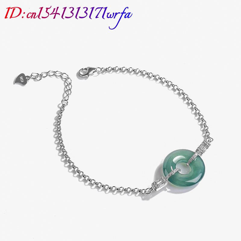 Blue Myanmar Jadeite Ring Brac - đánh giá và giá Bracelets