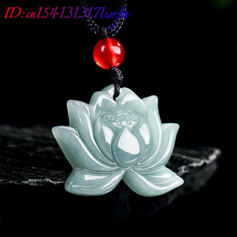 Myanmar Jadeite Lotus Pendant  - đánh giá và giá Necklaces