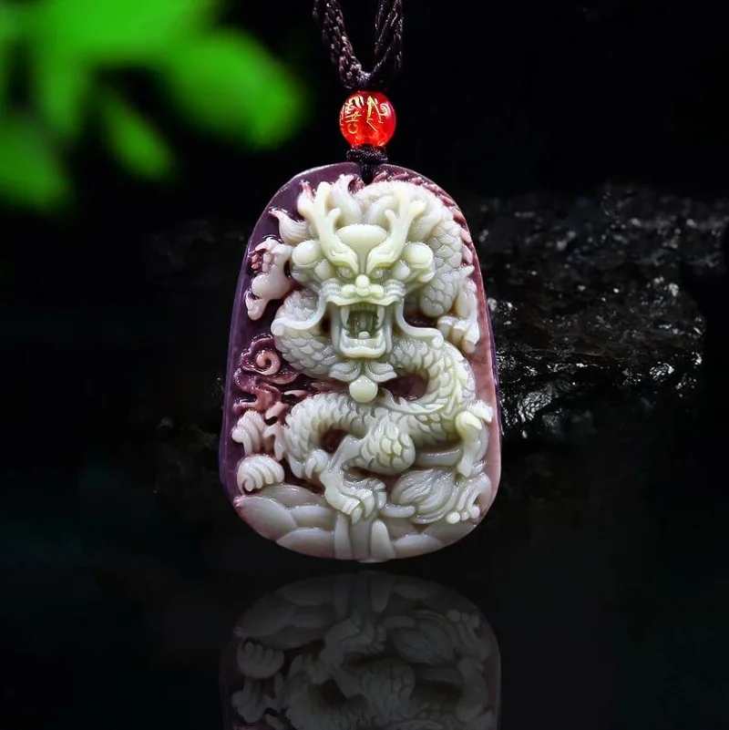 Tím Áo Dây Ngọc Rồng Mặt Dây C - đánh giá và giá Necklaces